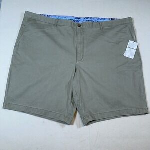 Tommy Bahama Boracay Short Mens 50RG Khaki Flat Front Stretch Casual Shorts